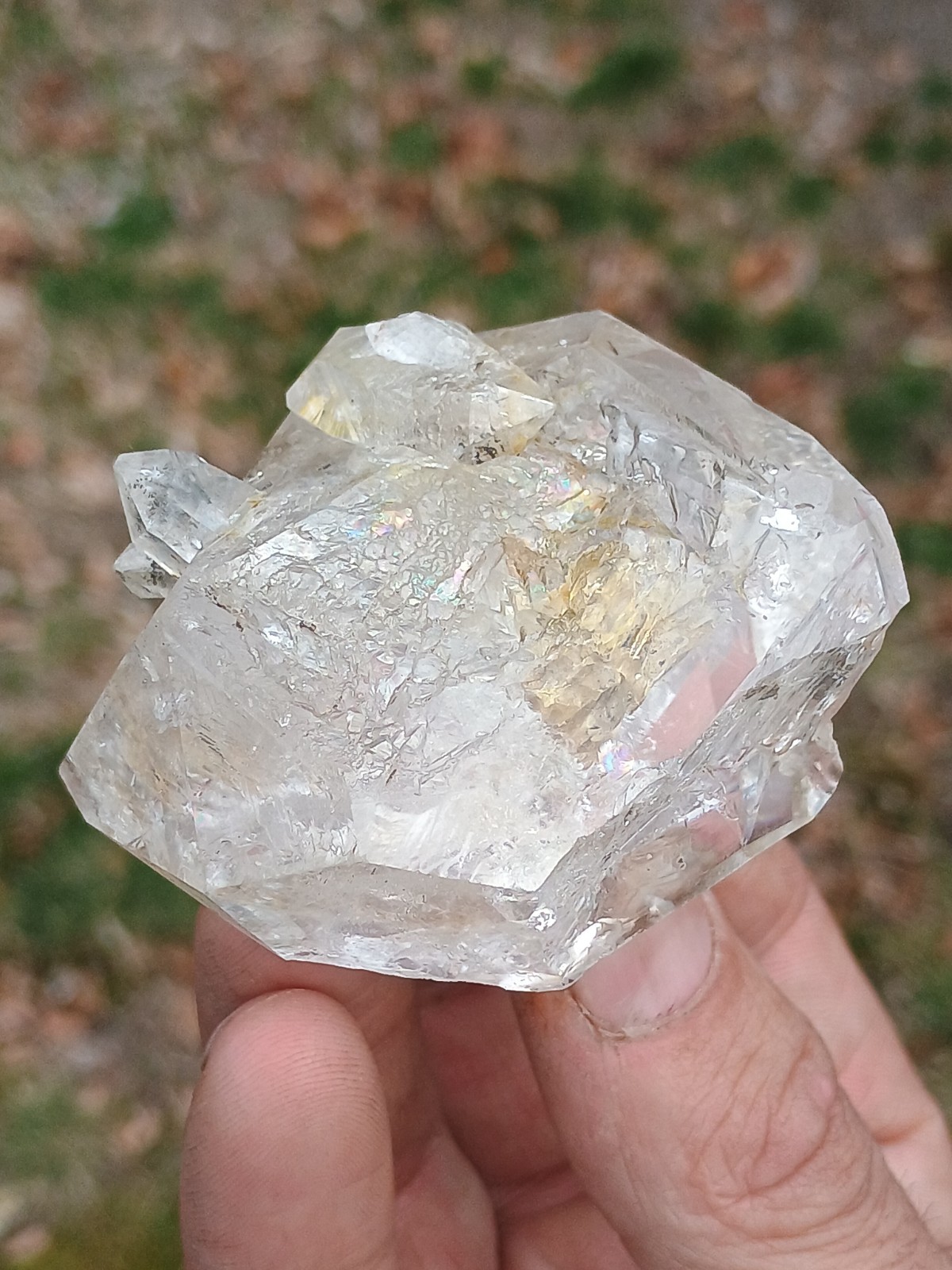 🔥 4.6oz Elestial Herkimer 💎 Cluster From NY ❤️ ⚒️