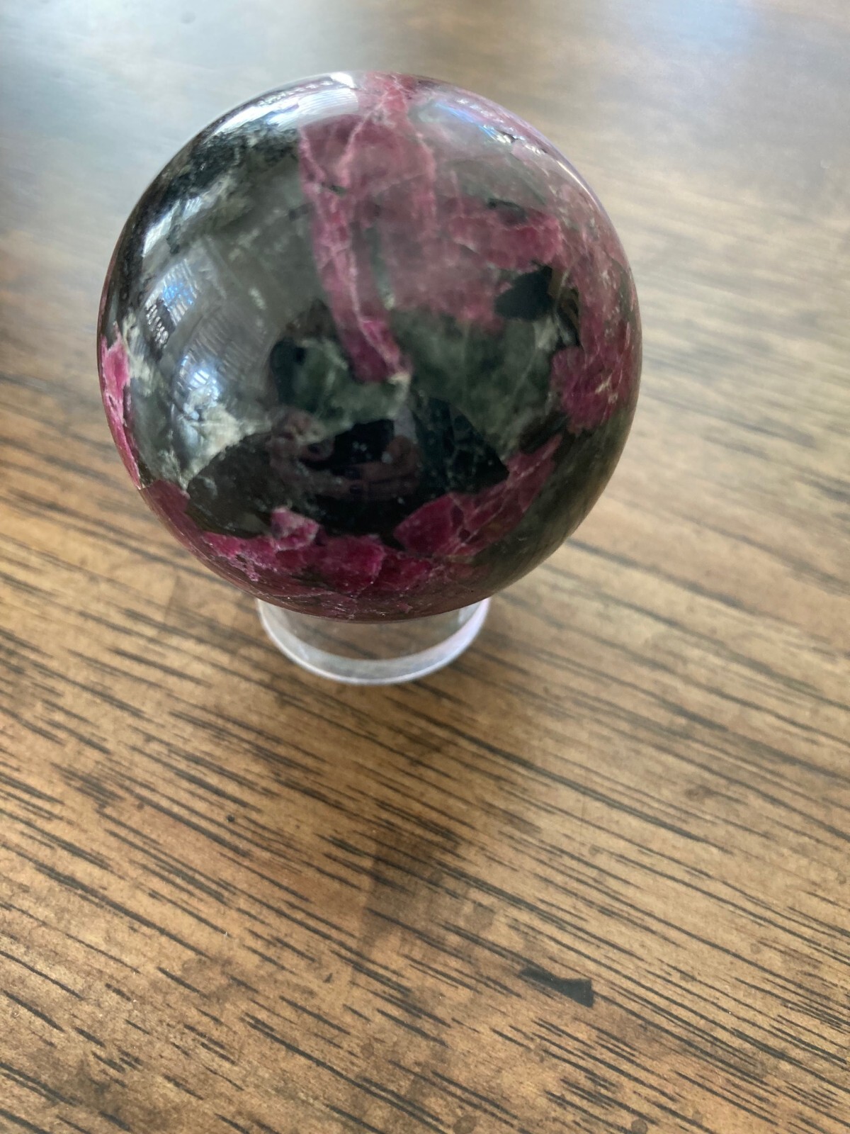 SUPERB Quality Eudialyte Sphere 1.5″ (38.1mm) from Russia