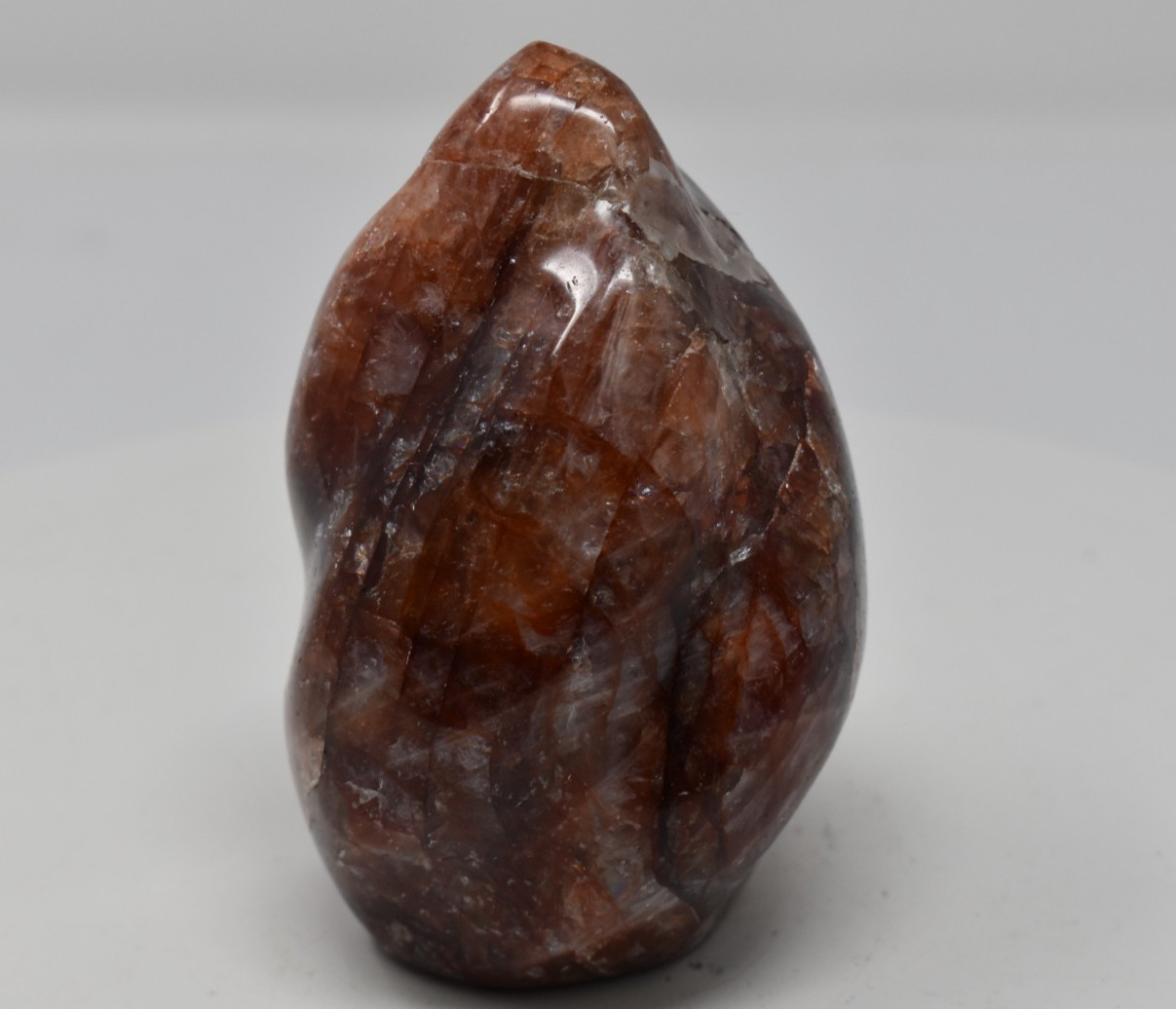 Hematoid Quartz Flame Stone 108 mm tall 1 lb 7.8 oz
