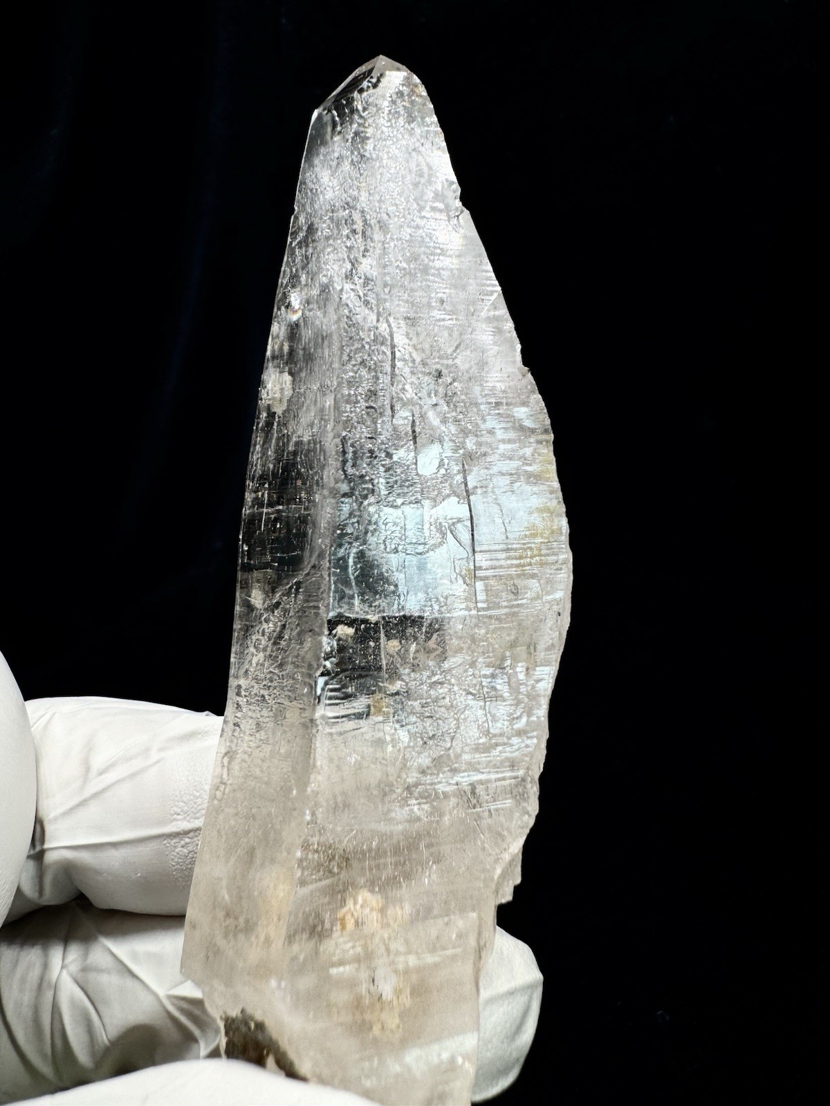 “Sealed Sand Blade” Ganesh Himalayan Quartz Akashic Graphite Inclusions Crystal