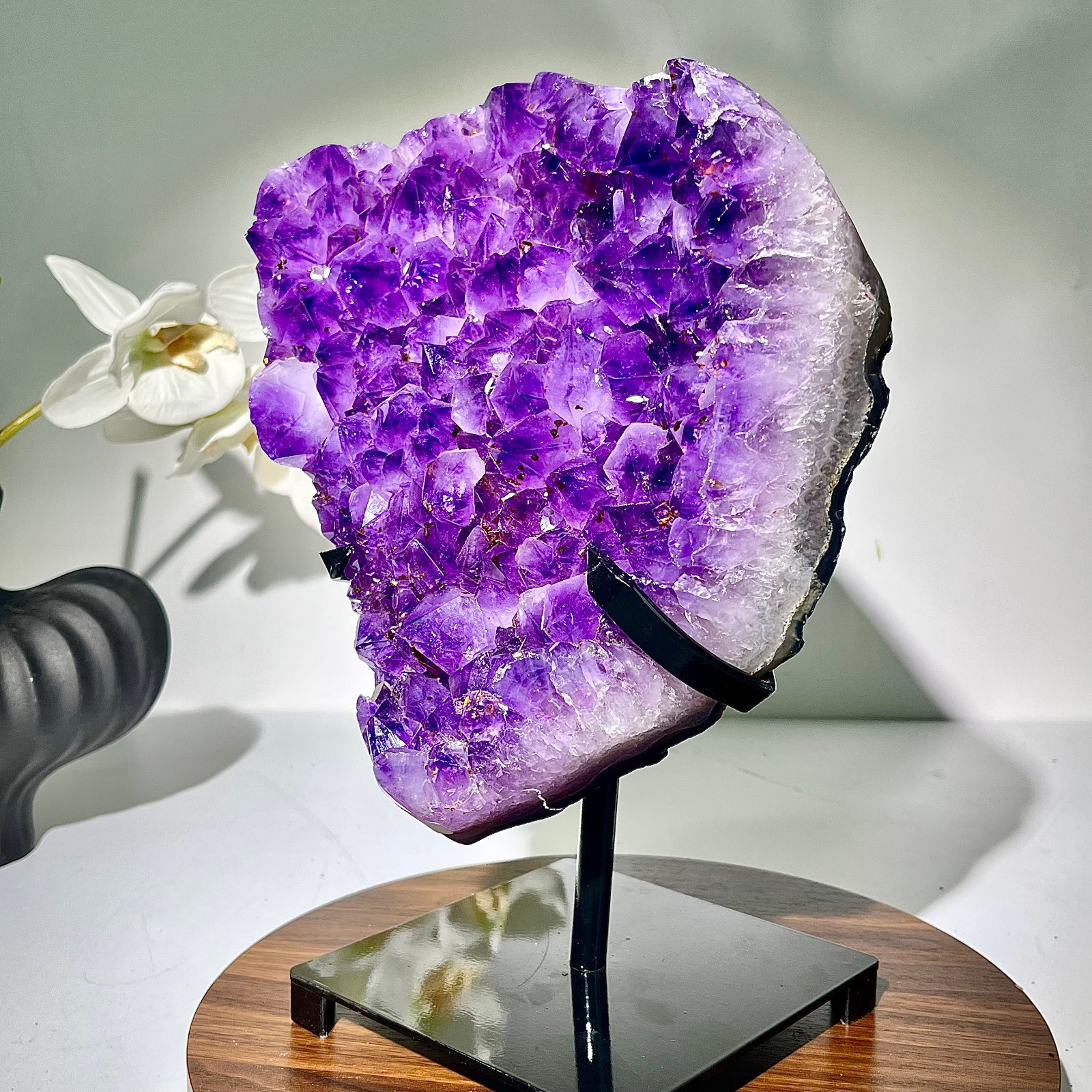 15.36LB Top Brazilian amethyst spiritual restoration for large teeth crystal blo