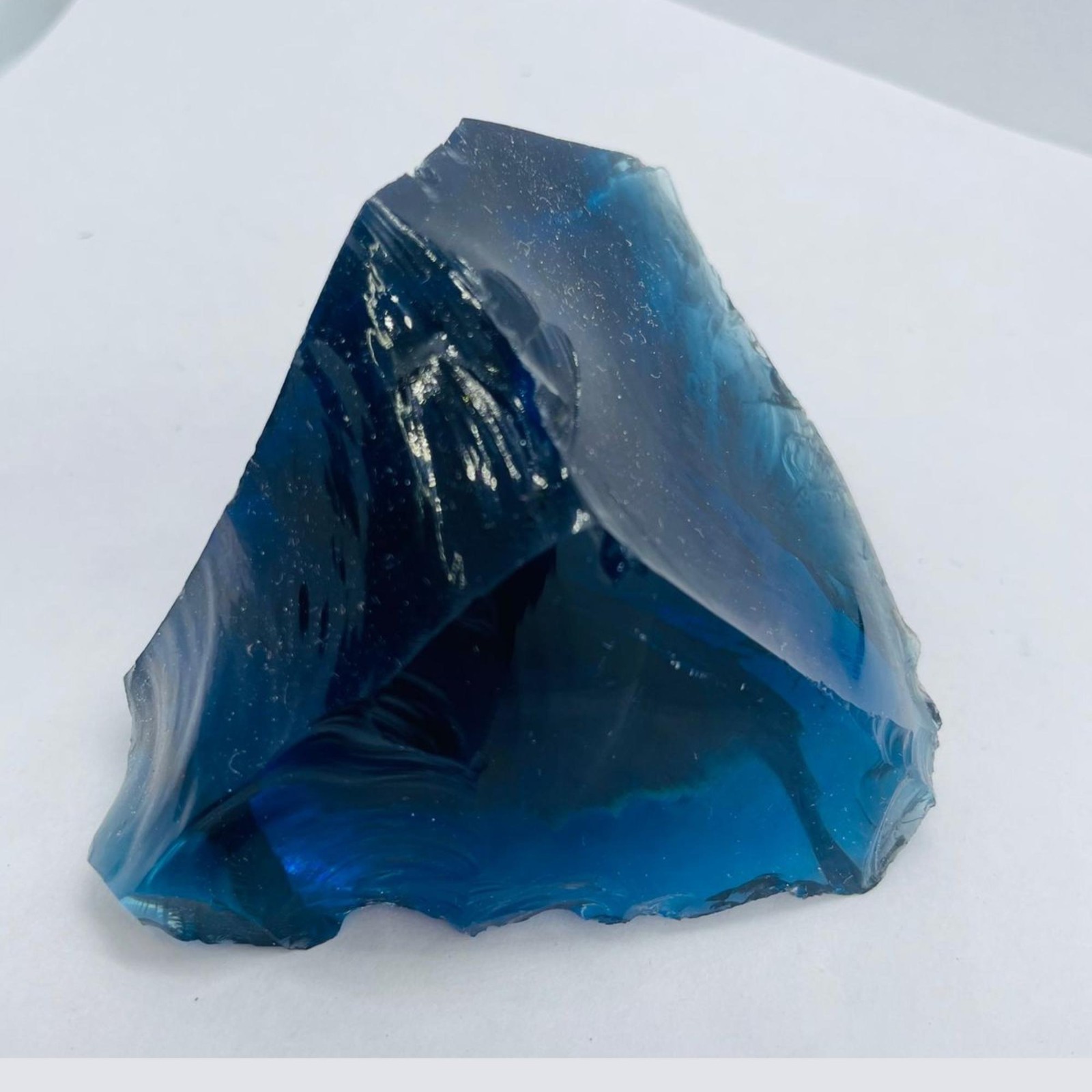 Premium Blue Obsidian Gem 1100-1200 Ct Healing Grounding Natural Crystal