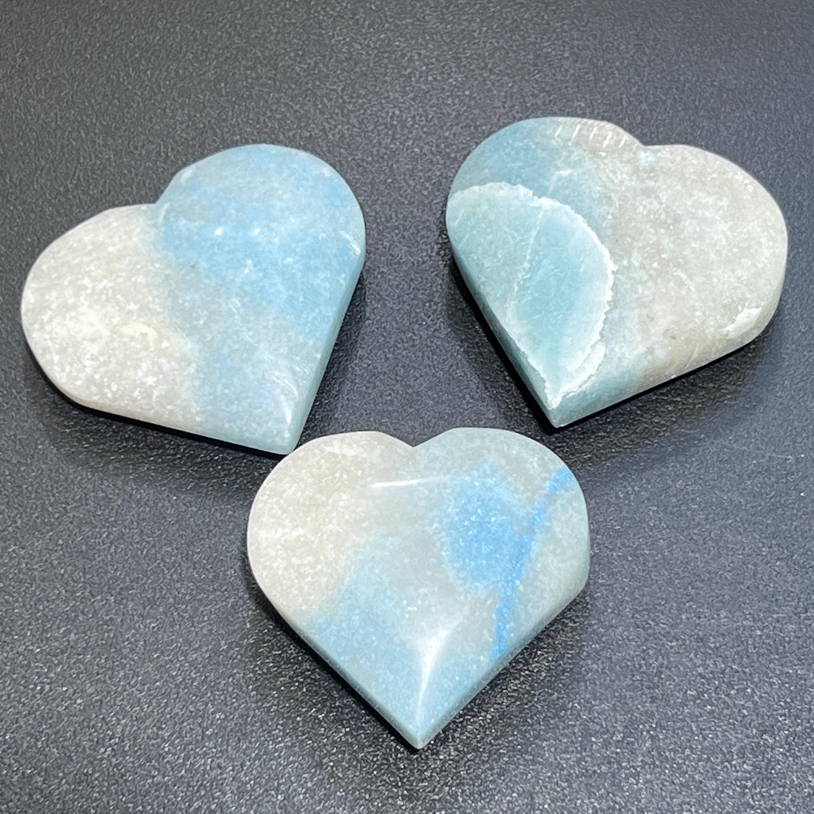 Trolleite Heart Gemstone Decor Carving Supply Healing Crystals And Stones