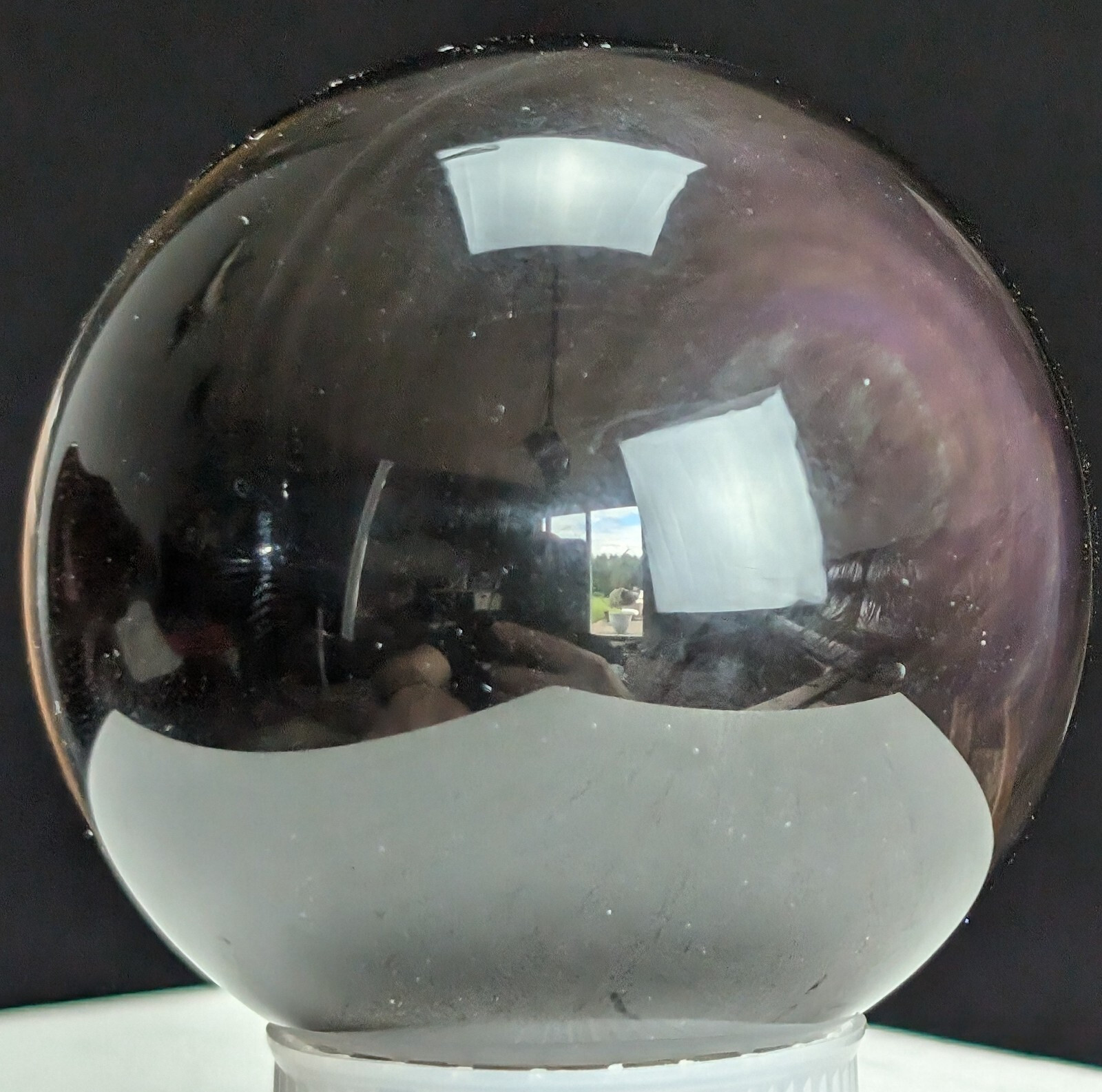 Rainbow Obsidian Sphere Ball Orb Crystal Chakra Gemstone Reiki
