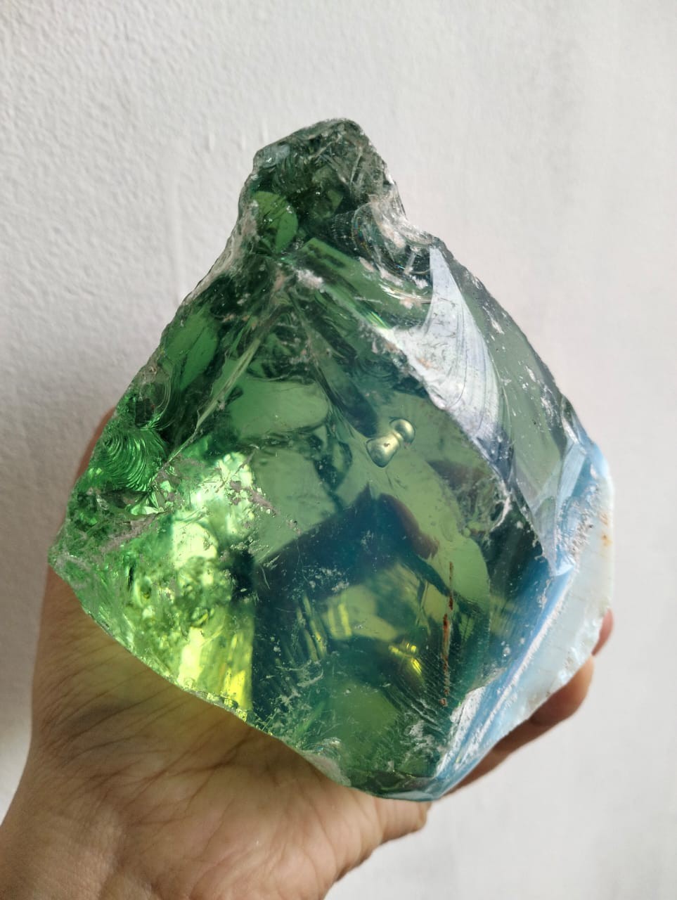 1175 Grams Aqua Green, White, Blue Raw Monatomic Andara Crystal AQ04