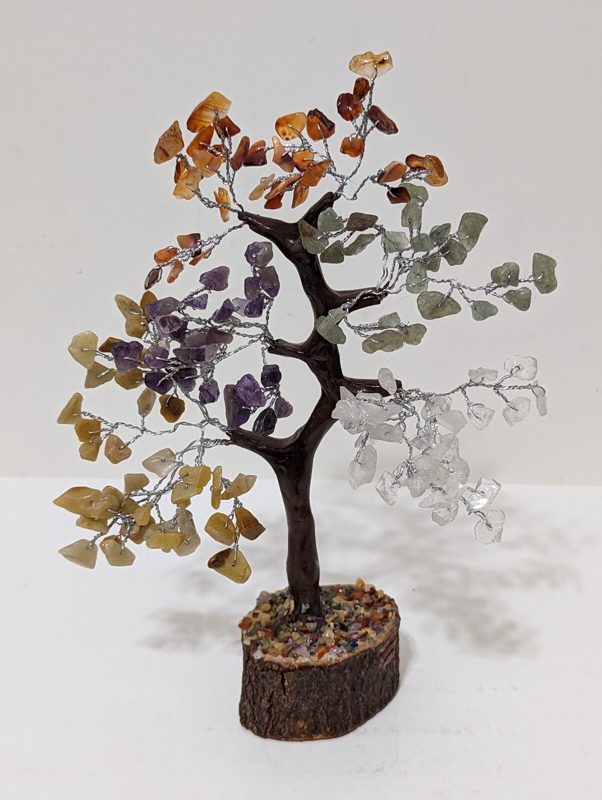 Earthbound Trading Co Multi-Color Gem Tree Bonsai Crystal