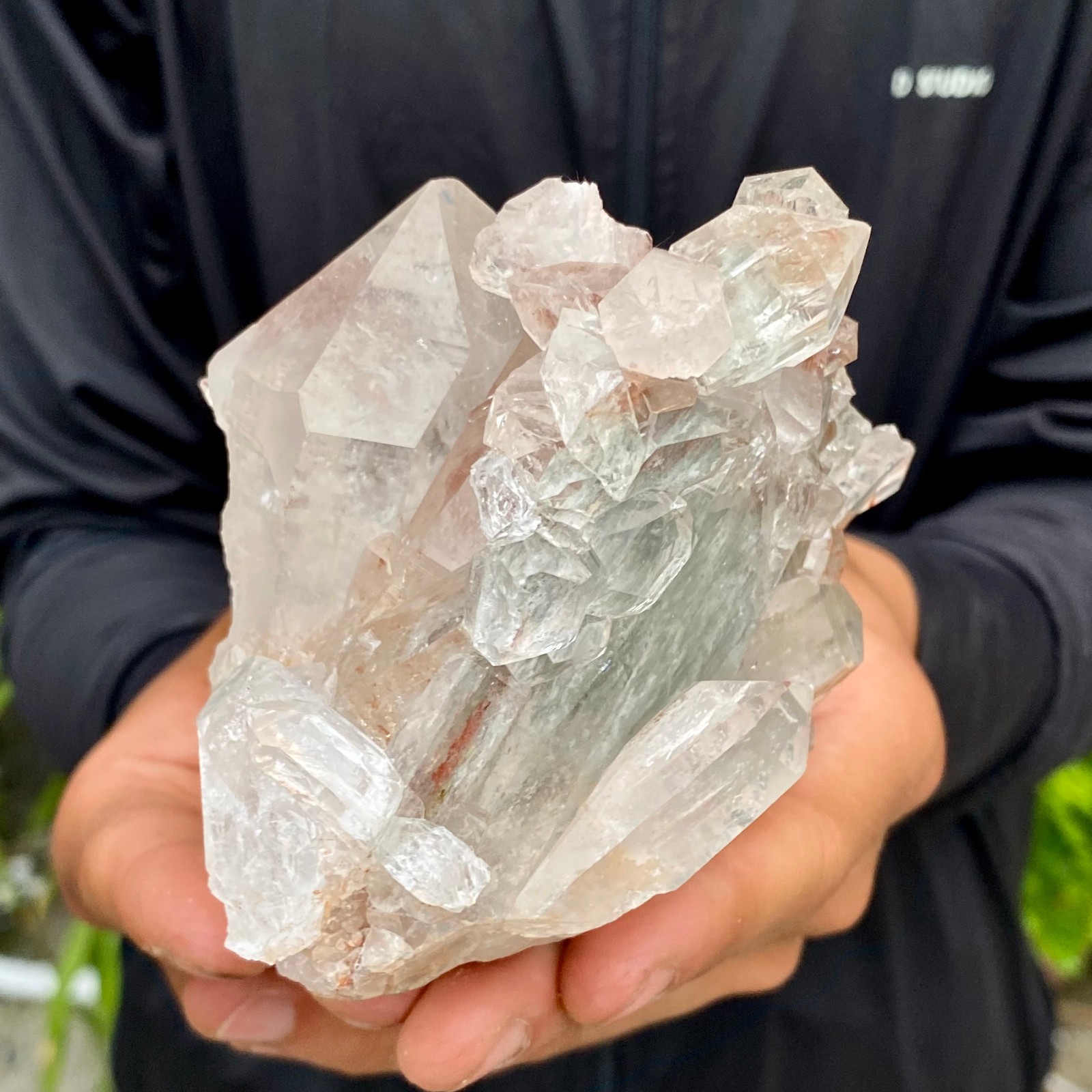 1.26LB A+++ Natural white Crystal Himalayan quartz cluster /mineralsls