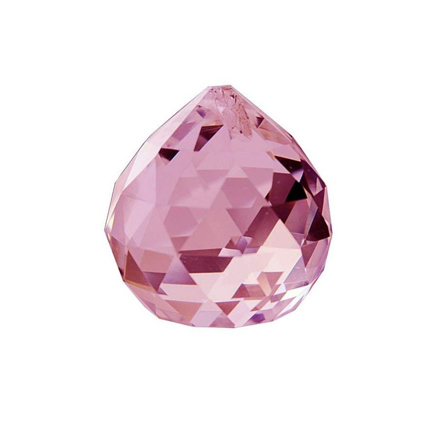 Faceted Glass Crystal Ball Prism Pendant Suncatcher Feng Shui ( 40 mm )