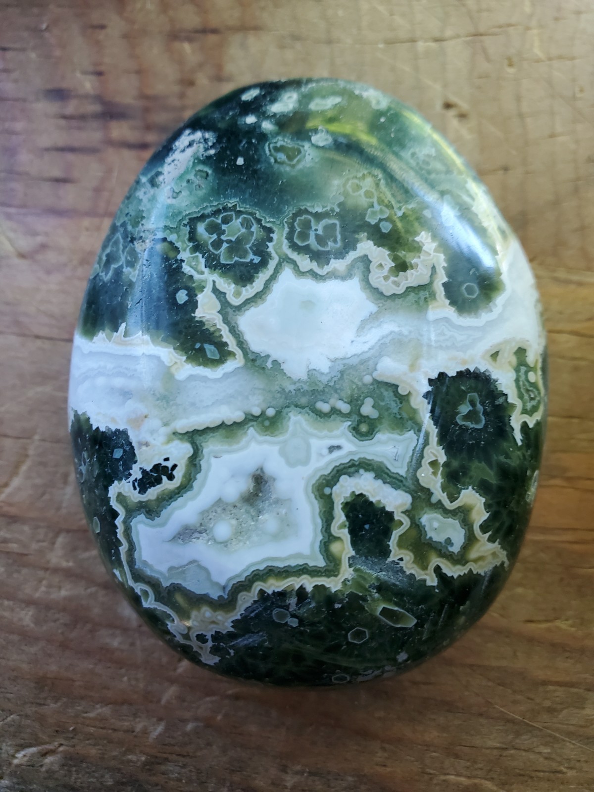 Natural Mexico Crazy Lace Agate w Druzy Quartz Crystal Palm Stone Specimen
