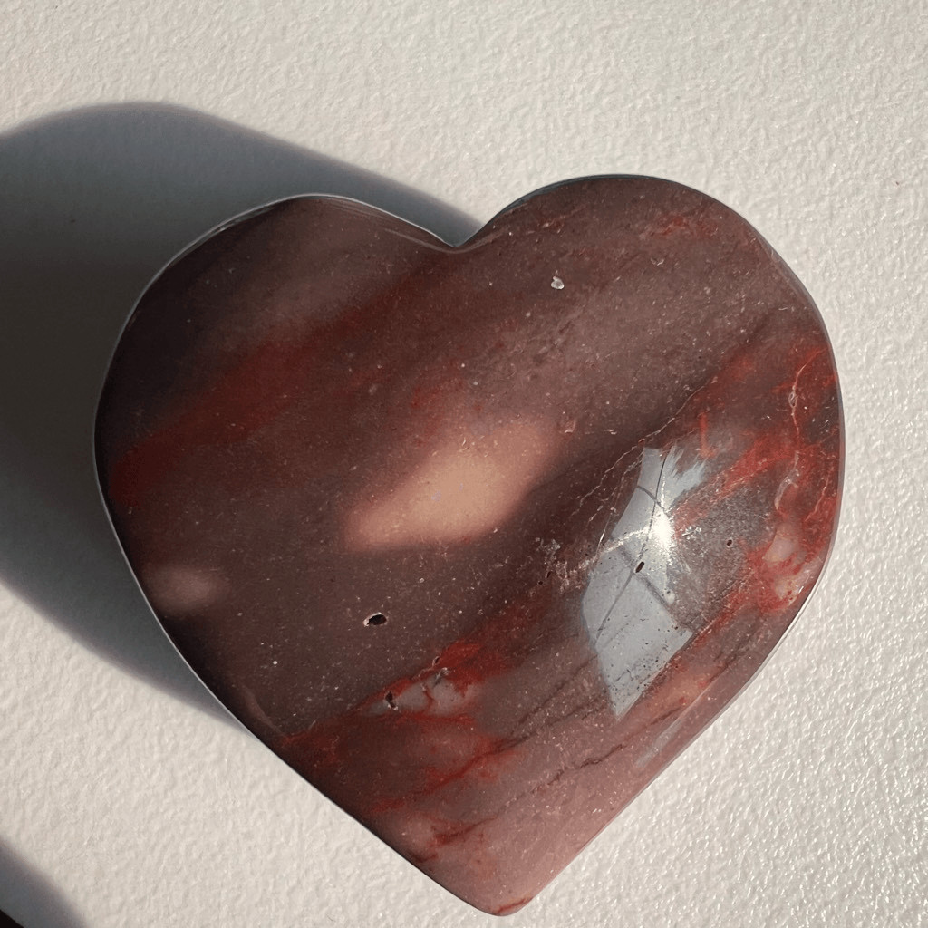 Mookaite Jasper Crystal Heart