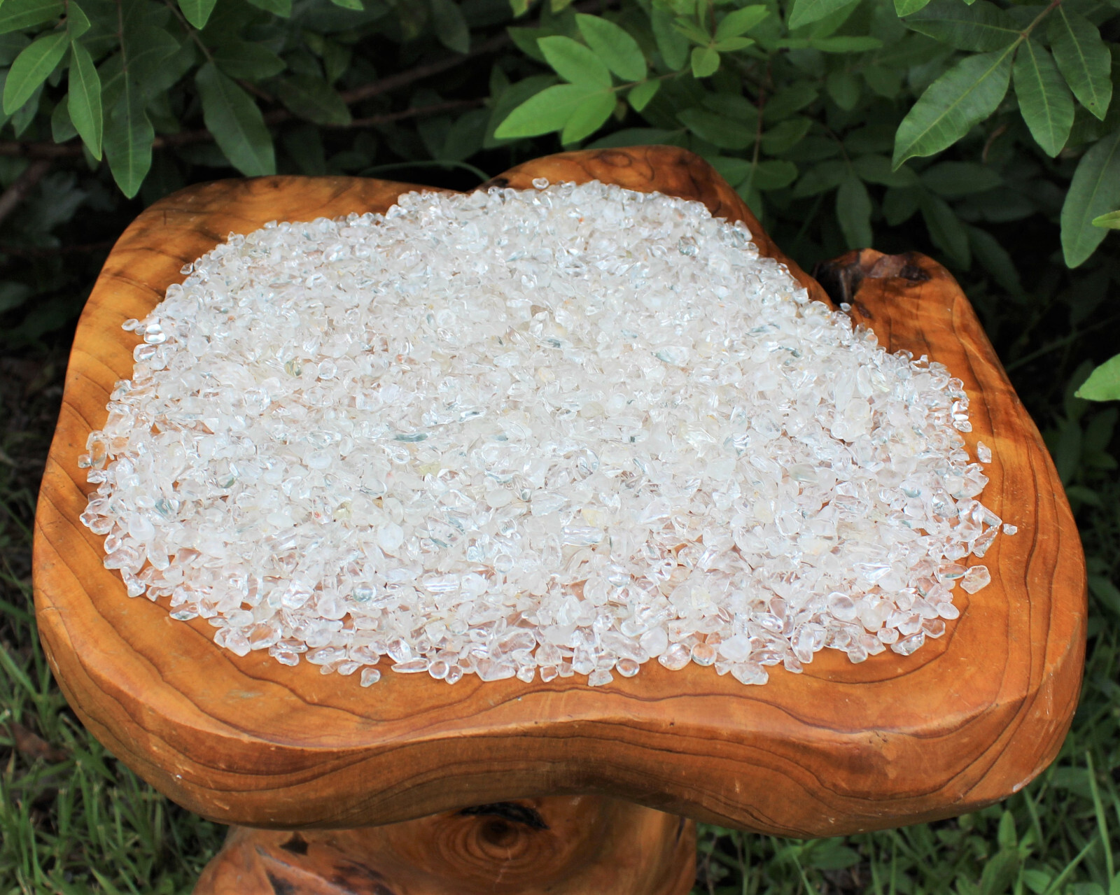 1/2 lb Bulk Loose CLEAR QUARTZ Semi Tumbled Gemstone Mini Chips 5 – 15 mm 8 oz