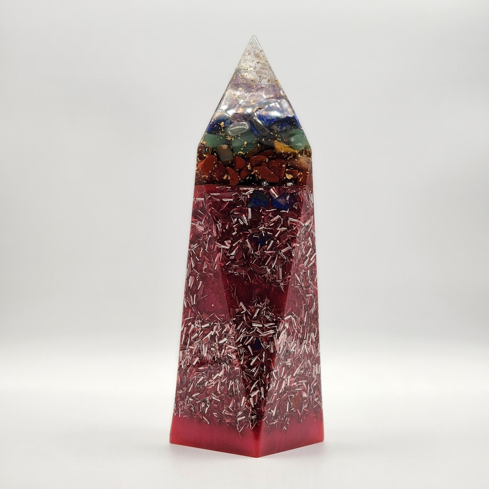 Seven Chakra Ascension Tower, Provides EMF, 5G Protection  and Energy