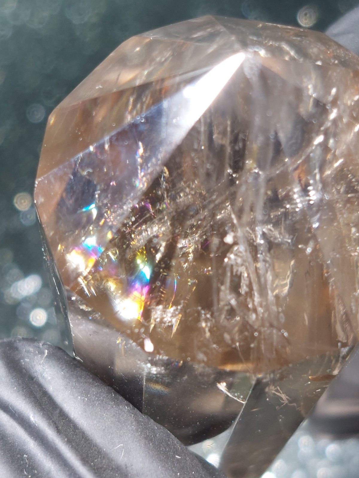 Smokey Quartz 12-Sided Vogel Wand 62g 7.5cm – Gorgeous Rainbows High Quality