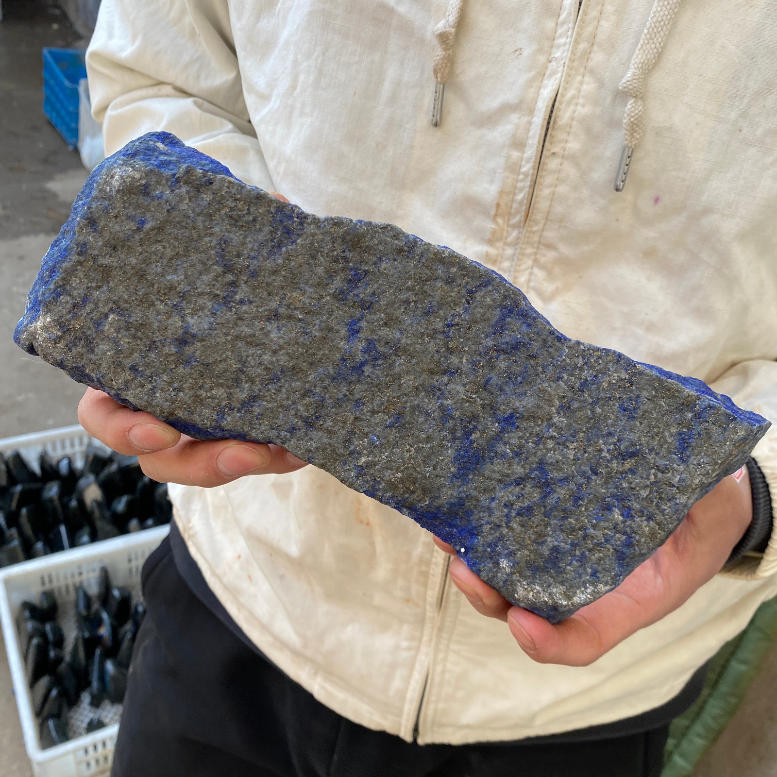 3lb Natural Lapis Lazuli quartz crystal Rough Gemstone Mineral Healing