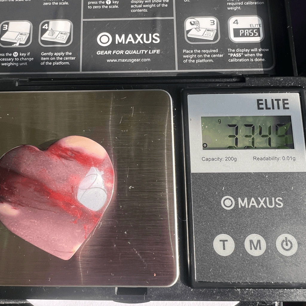 Mookaite Jasper Crystal Heart