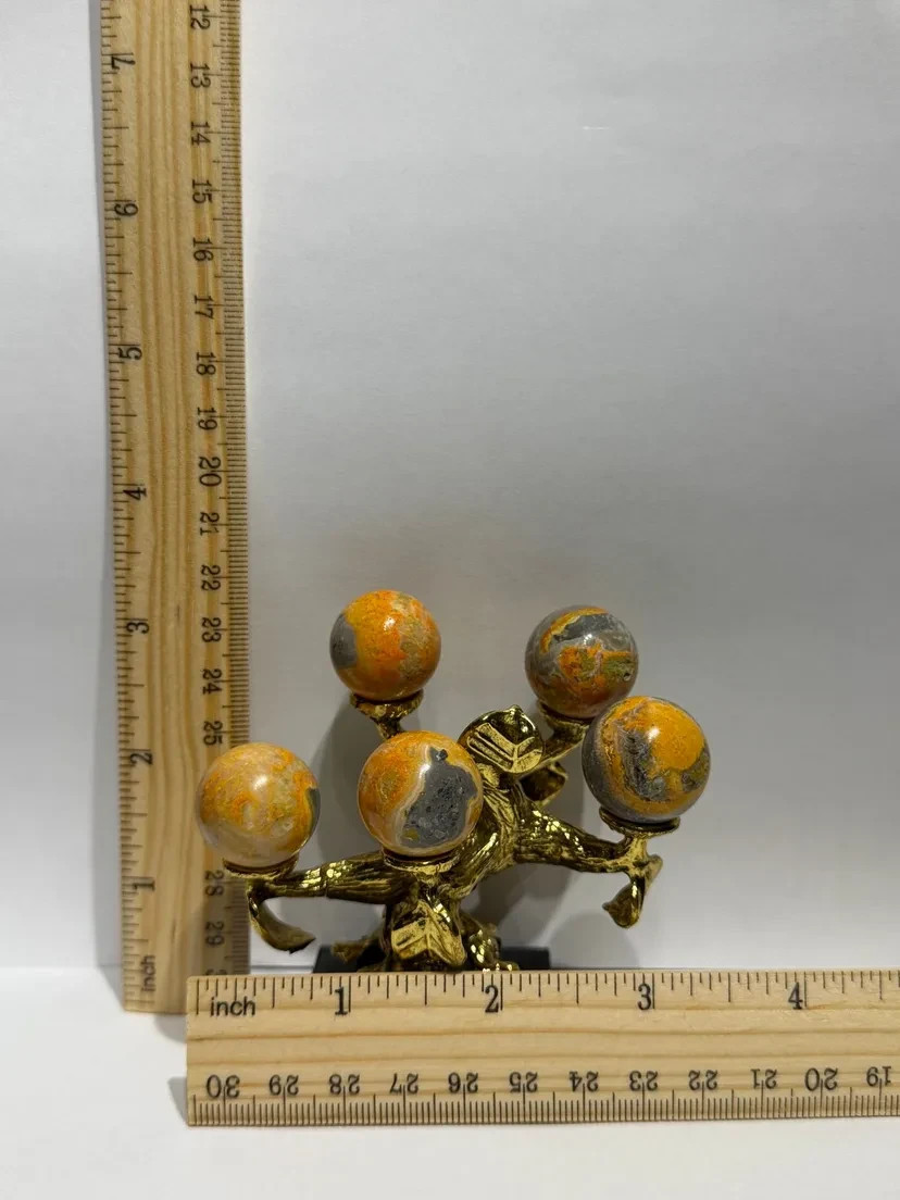 Yellow Jasper Tree Set