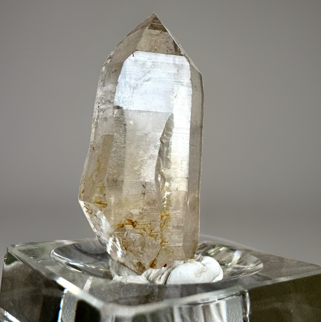 “Champagne Alpine Gate”Hashupi Golden Himalayan Quartz Pakistan Crystal Specimen