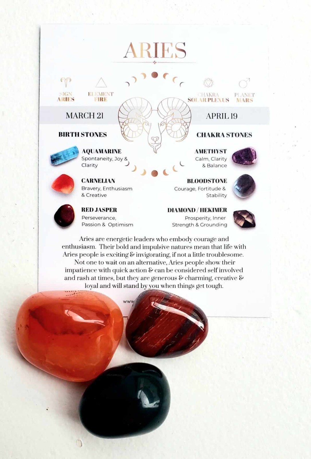Aries Zodiac Crystal Kit