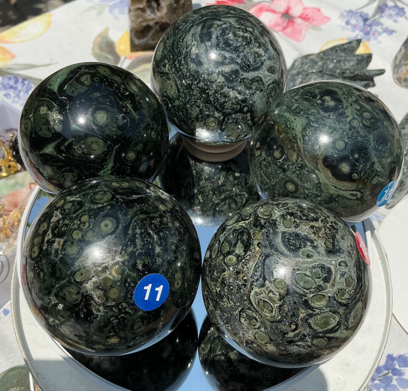 Beautiful Kambaba Spheres Crystal Healing- Sold Separately