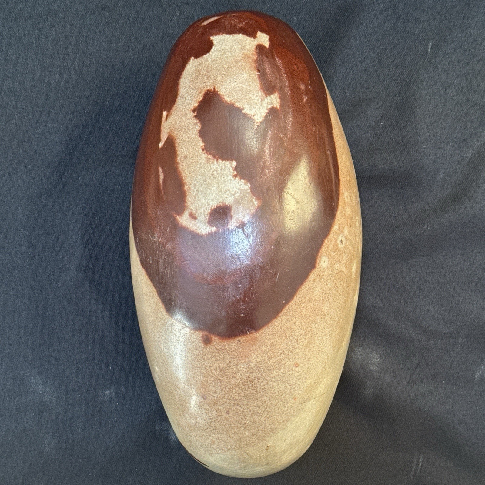 Huge 12.6 Inch Shiva Lingam Natural stone from Narmada River in India C25.12.7