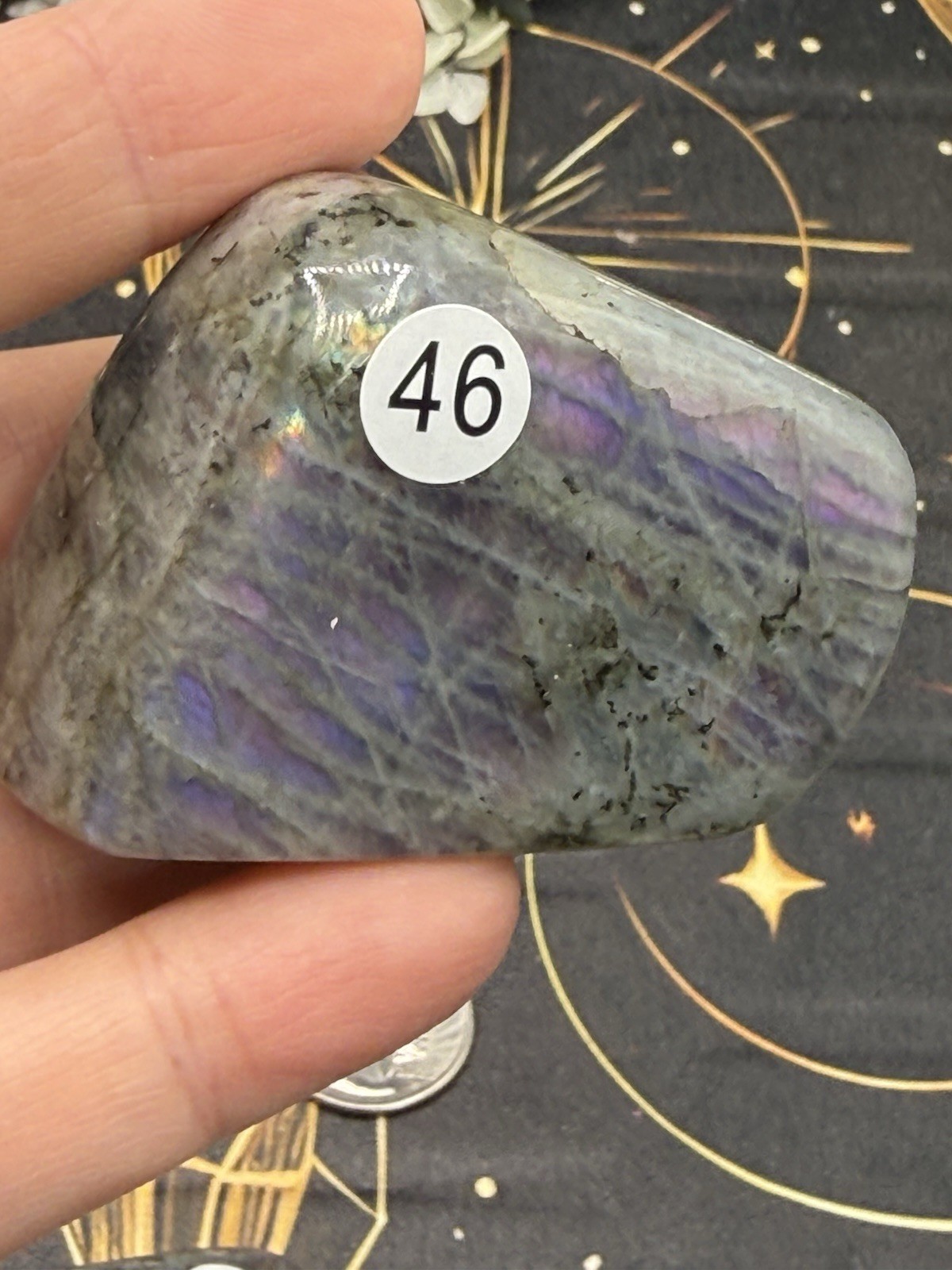 Natural Labradorite Sunset & Purple flash Free Forms Free shipping