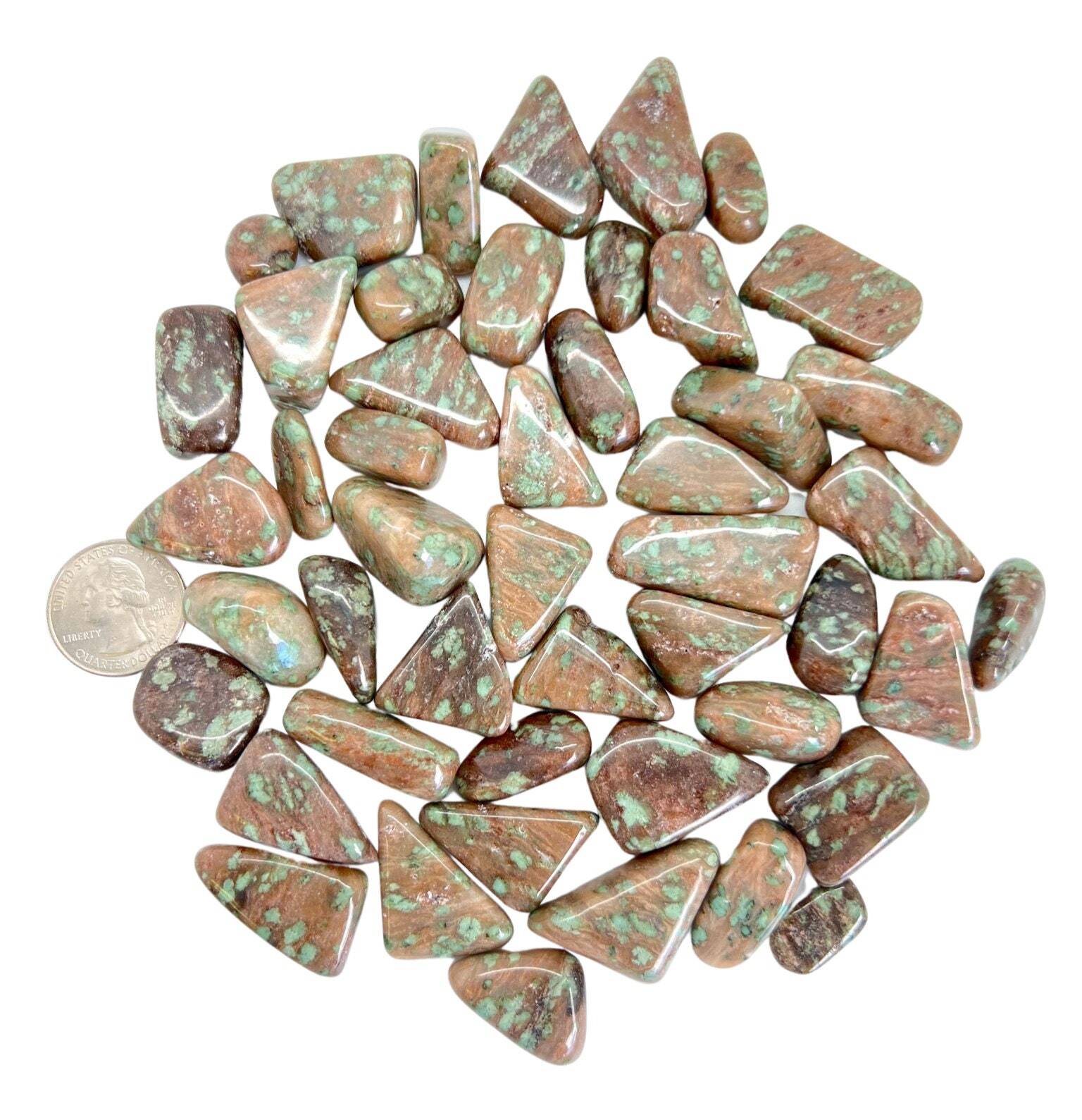 Nundoorite Tumbled Stone (Grade A) from Nundora, New South Wales, Australia