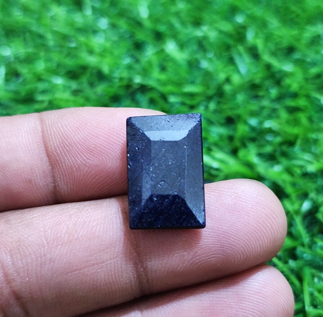 Top Excellent Blue Sapphire Faceted Octagon 20.50 Crt Loose Gemstone For Jewelry
