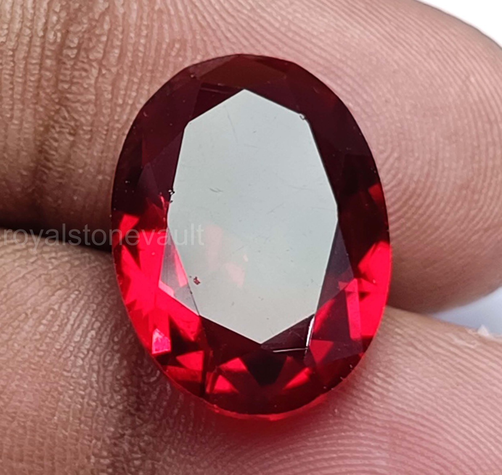 8.65 Ct Natural Red Ruby Oval Shape Loose Gemstone IGL Certified Stunning 5SDN