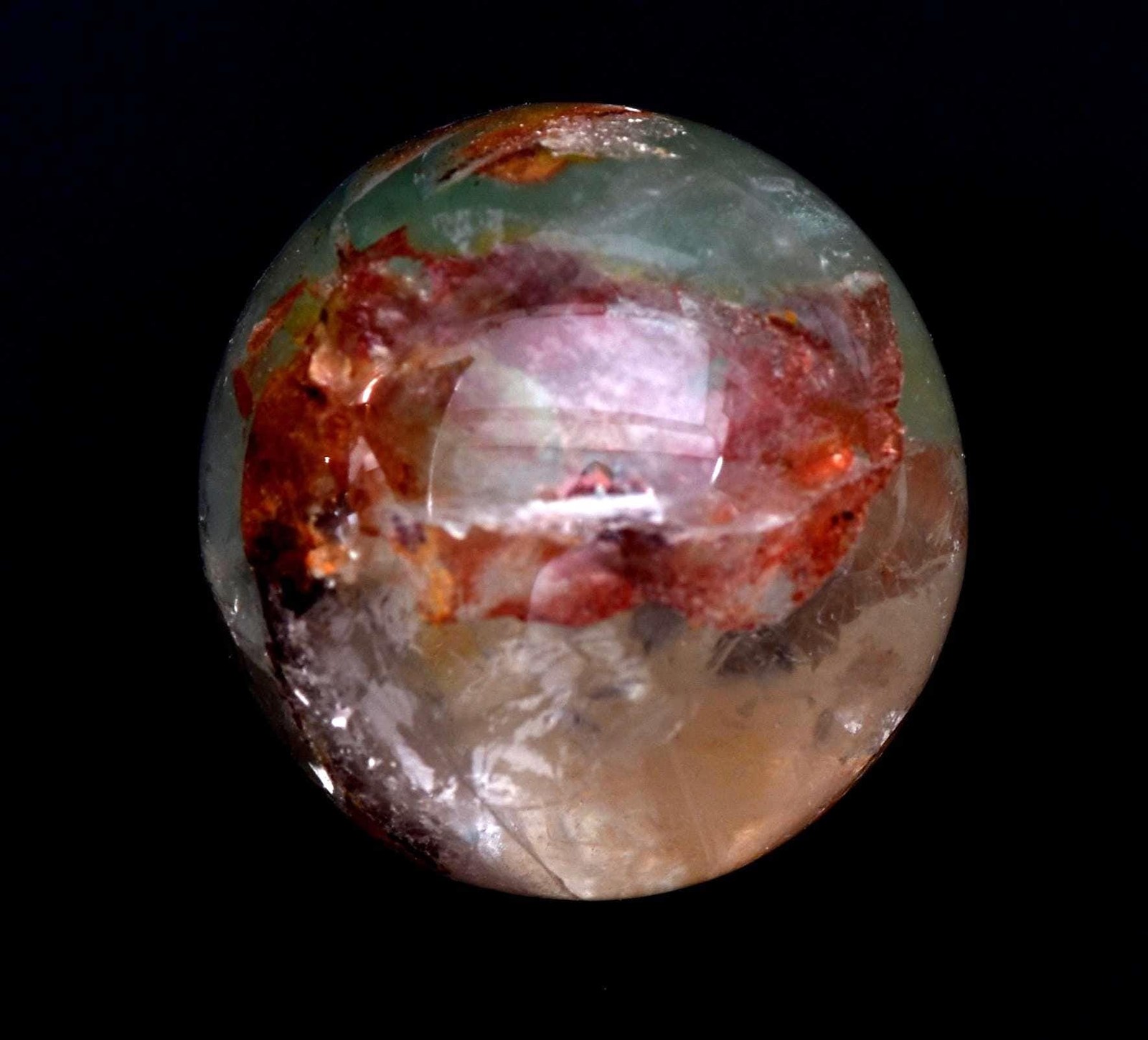 Rare flourite sphere your head of toxic psychic debris and transform # 6756