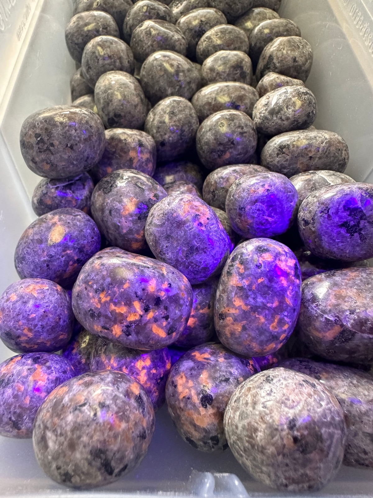 Yooperlite Tumbled Stone, Natural Yooperlite from Lake Superior, USA