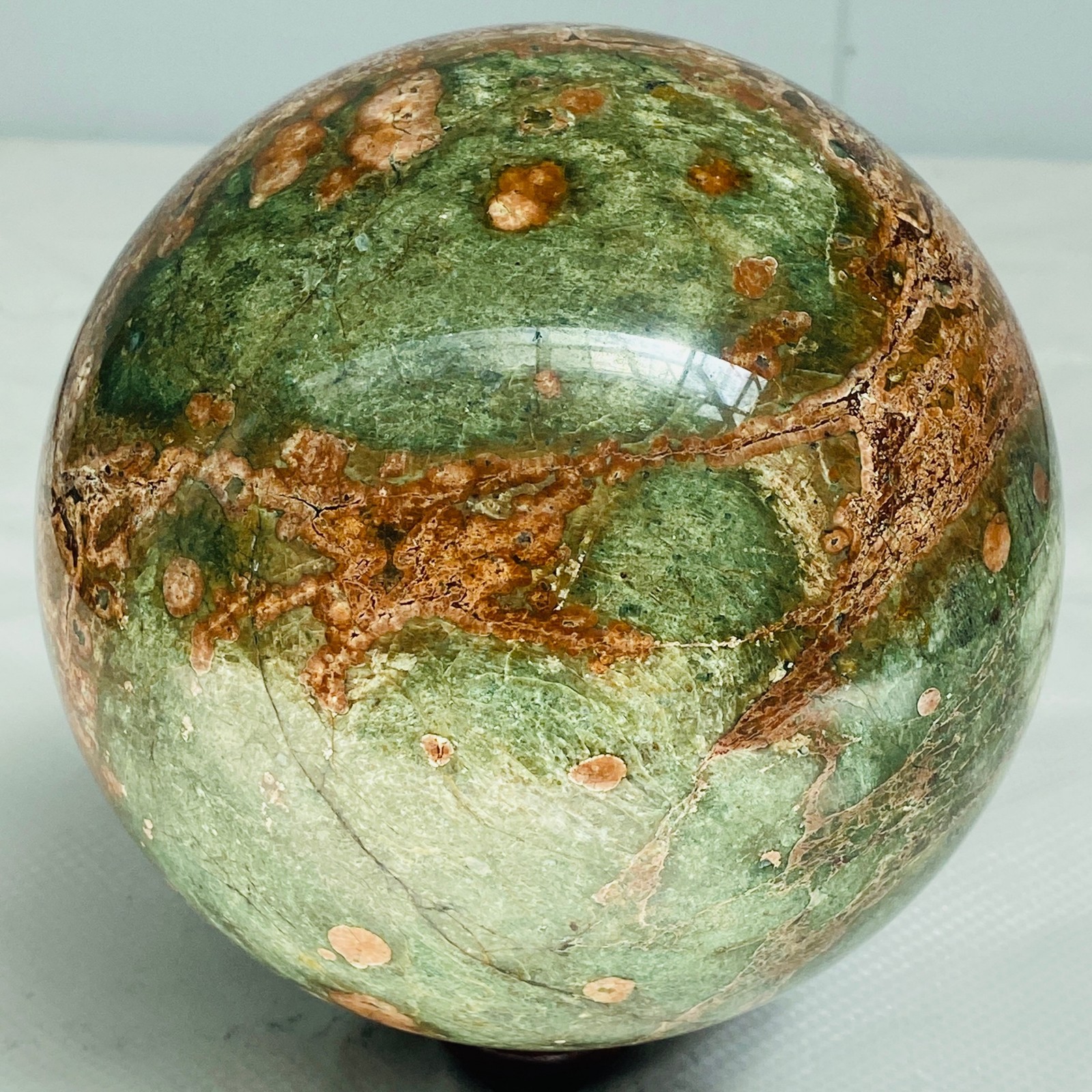 Natural Polished Pink cherry blossom agate BALL Madagascar 3940G ( 8.68LB )