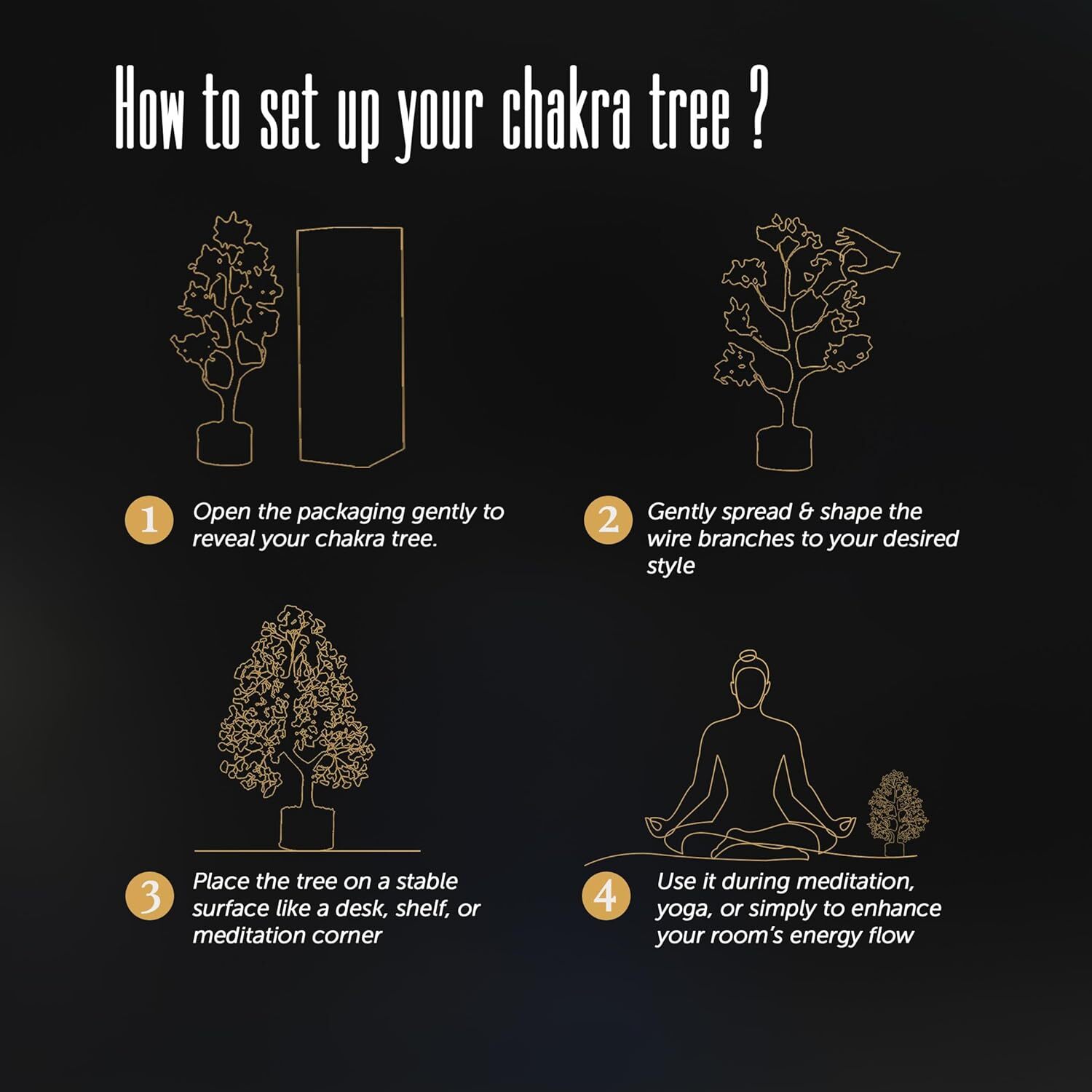 Tree of Life,Crystals and Healing Stones,Birthday Gifts for Women-Crystal Tree