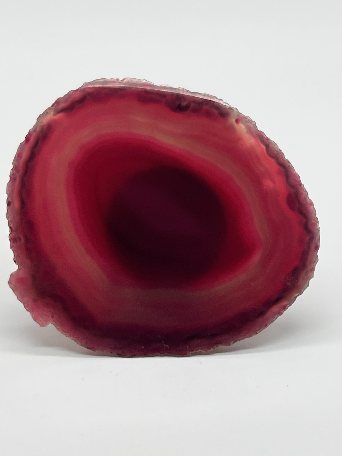 Agate Slice Crystal Geode Night Light Natural Polished Gemstone Healing Works