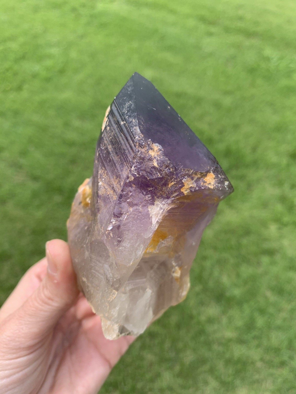 Amethyst Crystal Point from Australia dug by Patrick Gundersen Crystals of AUS