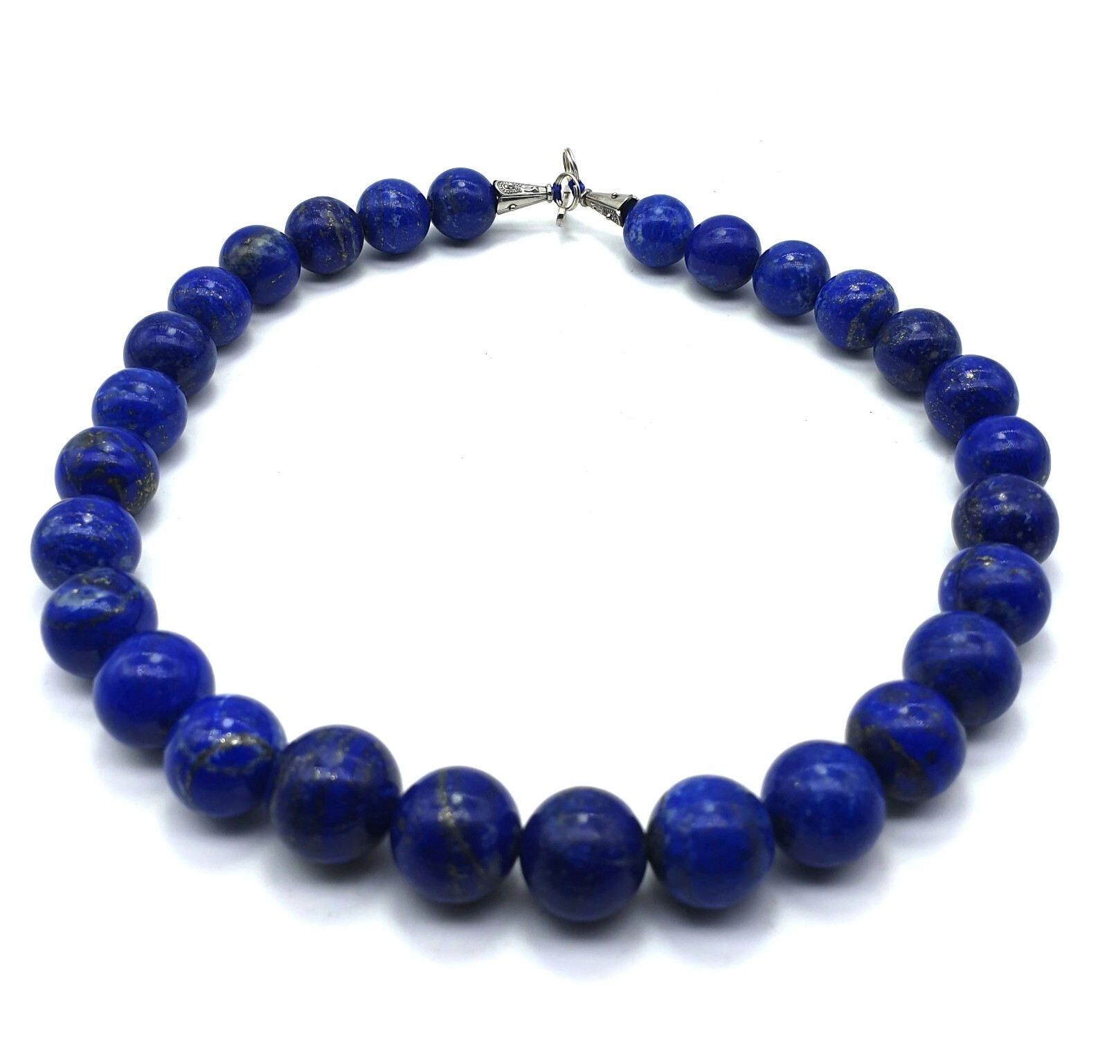 Lapis Lazuli Blue Beautiful Beads Strand 157 Grams