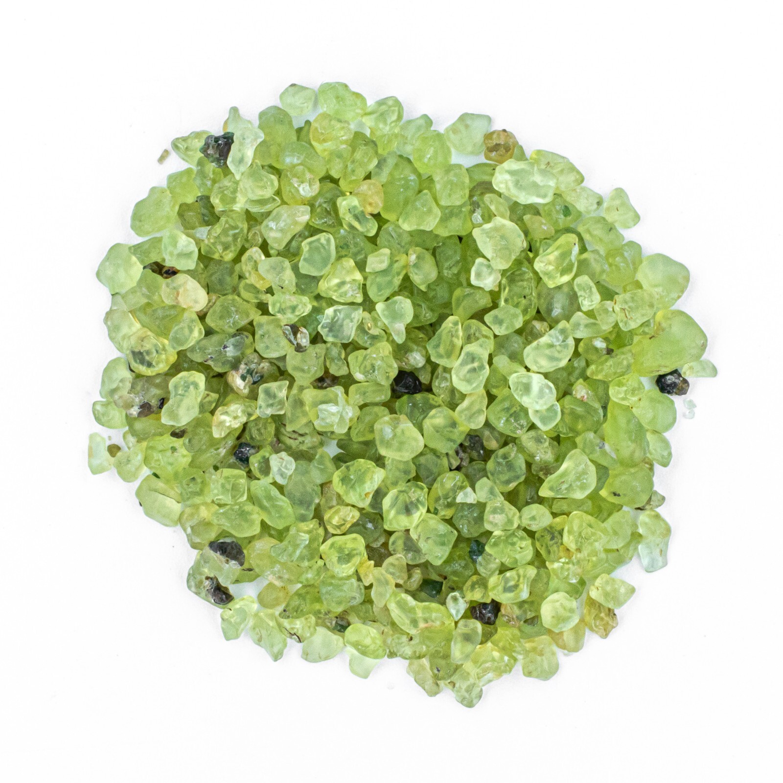10g Peridot Gemstone Embellishment Pieces for Crafting Natural Mini Gem Chips