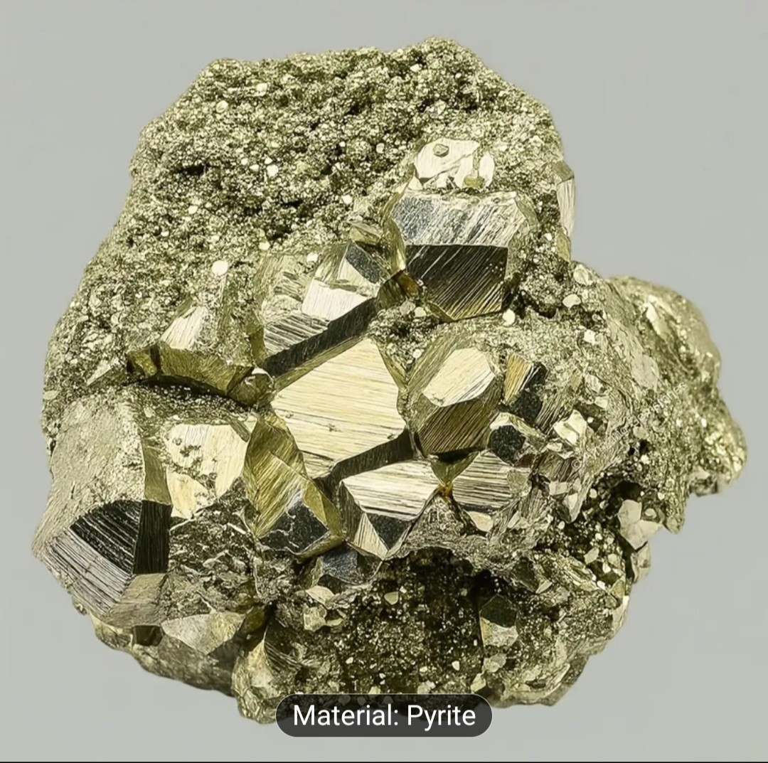 50-70G of 1pc of AAAA+ Grade Natural Pyrite Raw Stone, Irregular Chalcopyrite R