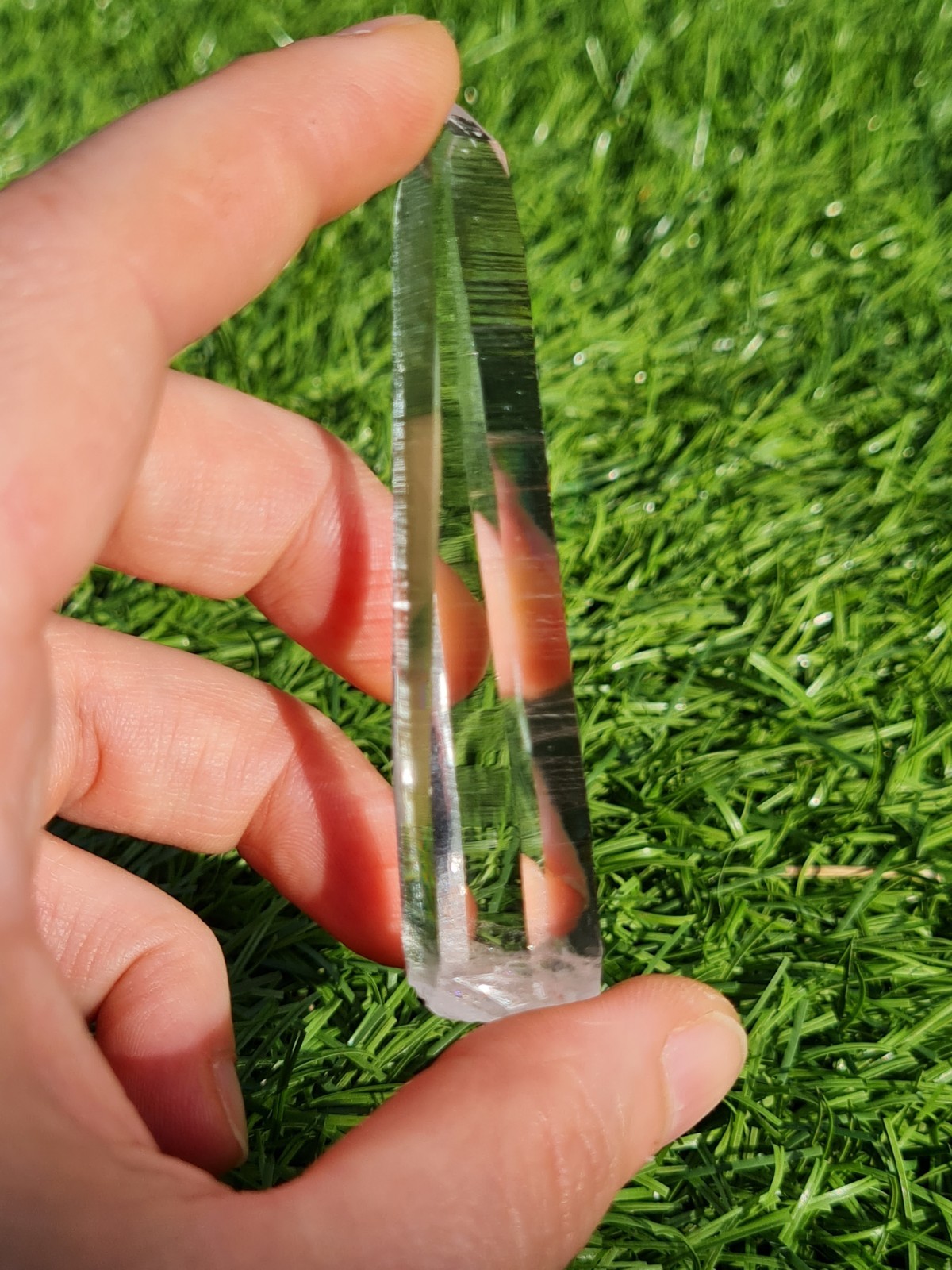 Himalayan Clear Quartz Point Nepal High Clarity Akashic Lines High Altitude 25g