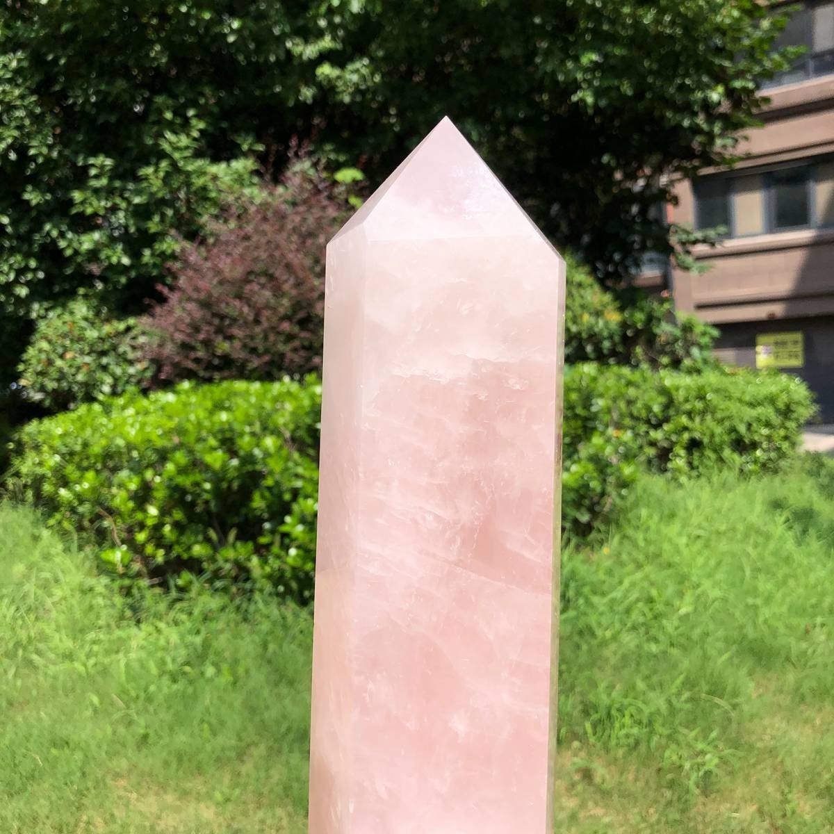 7.83LBNatural beautiful Powder Crystal Column Wand Obelisk Mineral Healing 2028