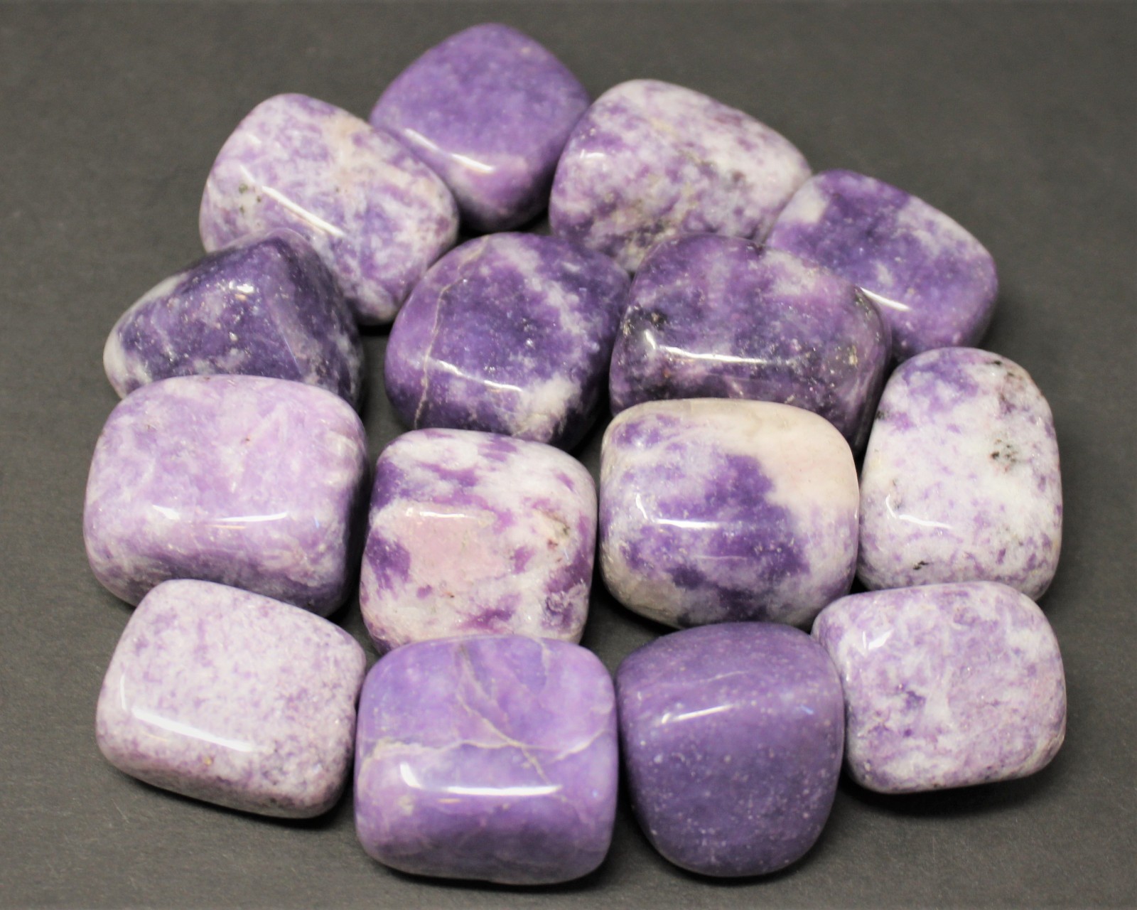 Lepidolite Tumbled Stones: Choose How Many (‘A’ Grade Lepidolite Crystals)