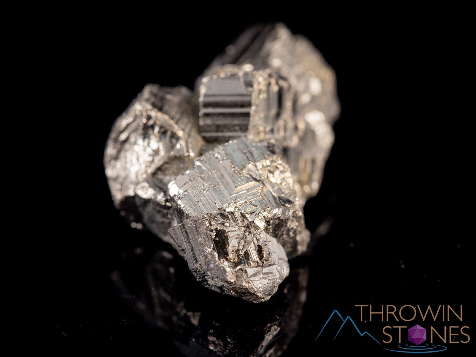 PYRITE Raw Crystal Cluster – Housewarming Gift, Home Decor, Raw Stones, 40309