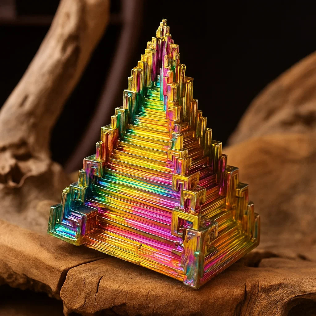 80-100g Aura Rainbow Titanium Bismuth Quartz Crystal Mineral Specimens Decor