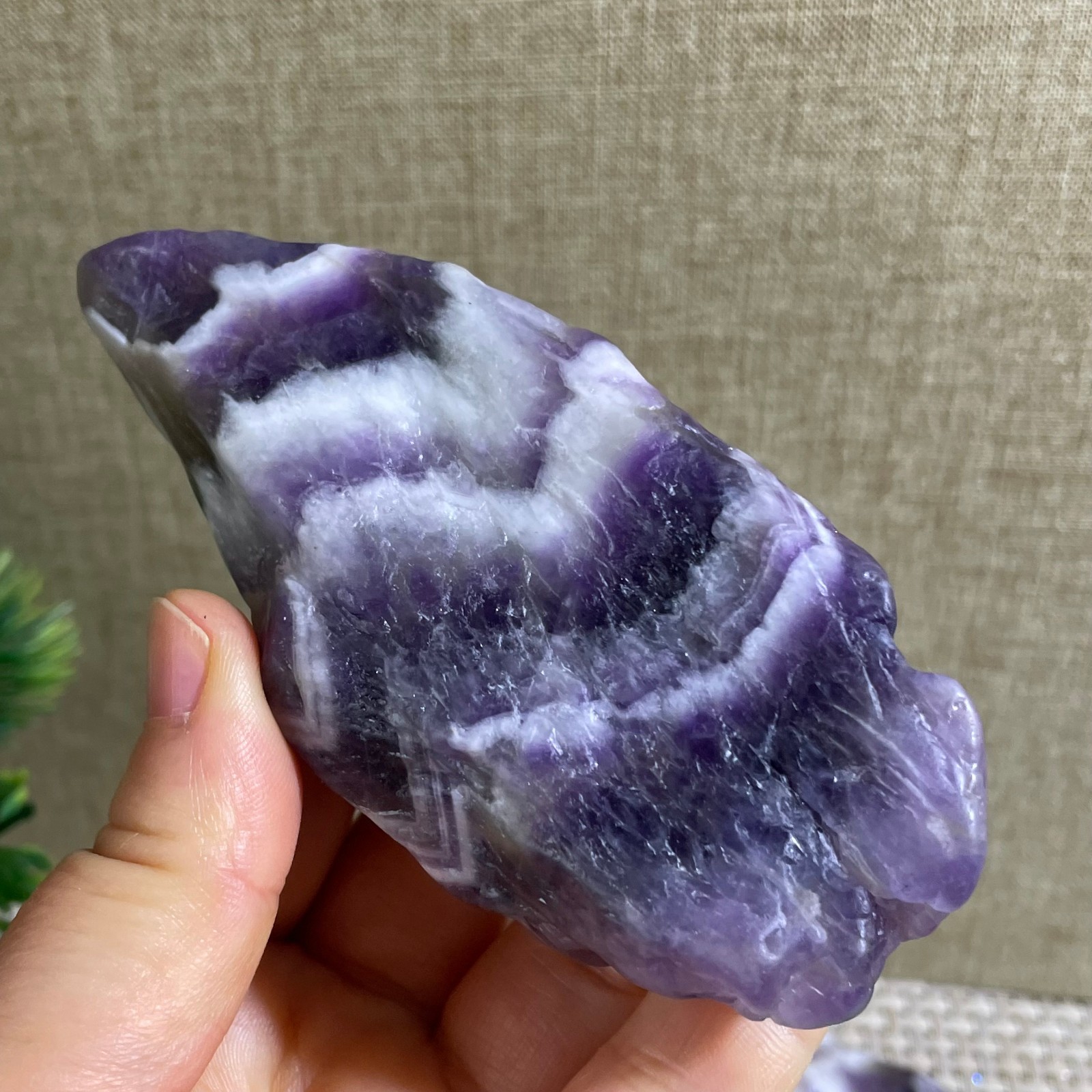 132g Dreamy Amethyst Crushed stone crystal Energy Mineral Specimen