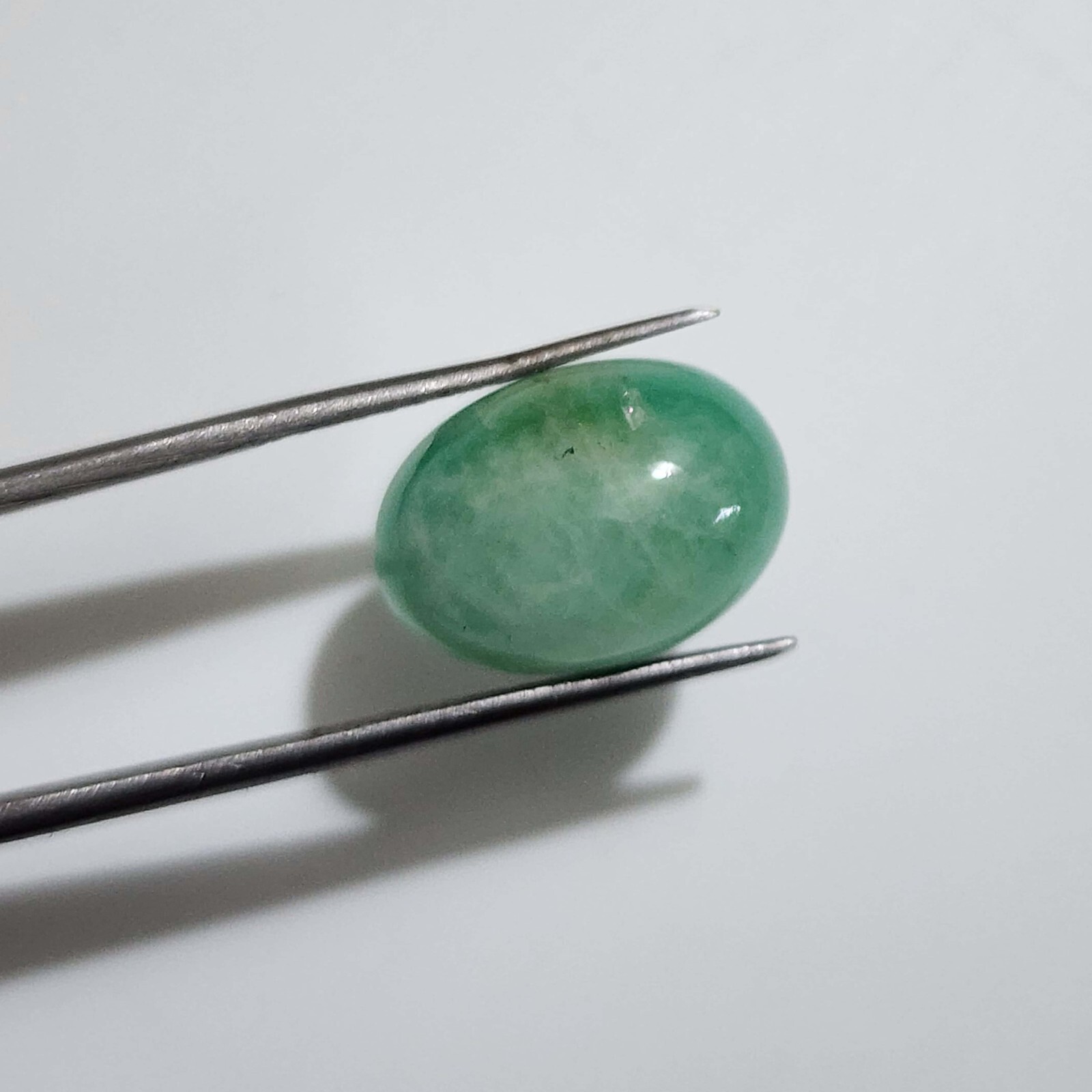 Wonderful Rare 6.30 Crt Green Sakota Emerald Cabochon Oval Shape Loose Gemstone