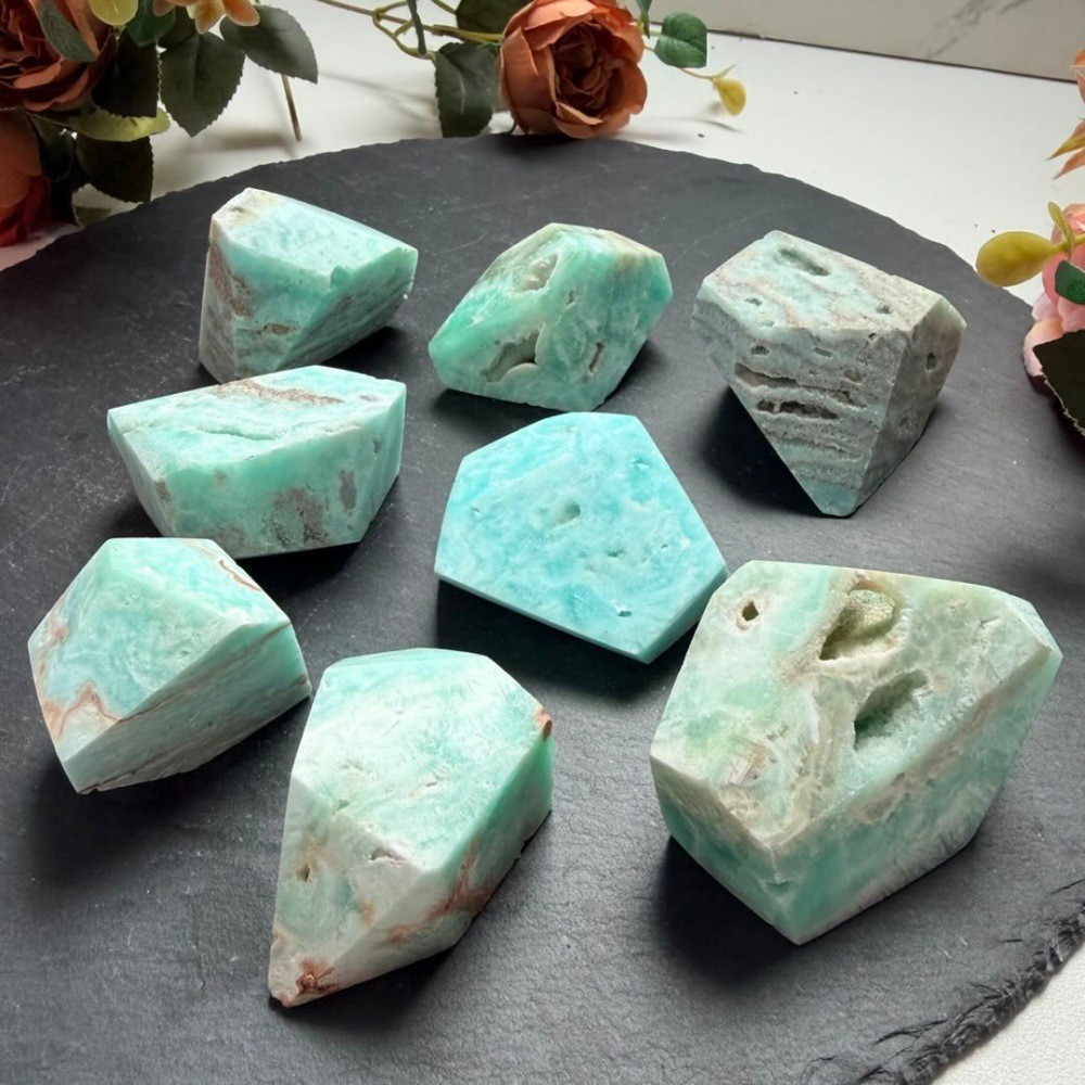 Random Natural Crystal Hemimorphite Freeform Mineral Quartz Healing Decor Gift