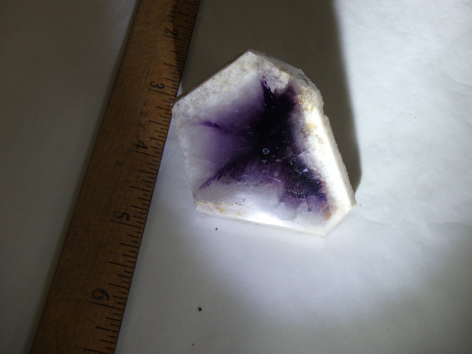 Stunning Crystal 💗✨ Trapiche Amethyst 💗✨Polished Face 92.4 grams