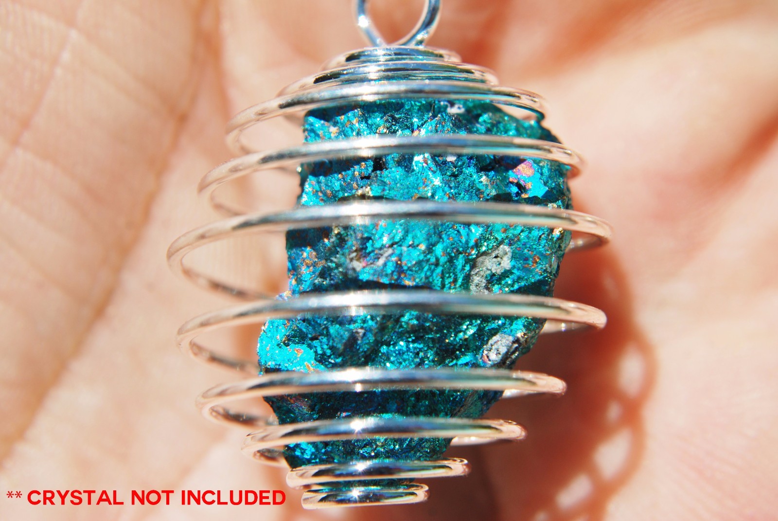 [6] Perfect Pendants™ “Do It Yourself” Crystal Energy Pendants + 20″ Chains