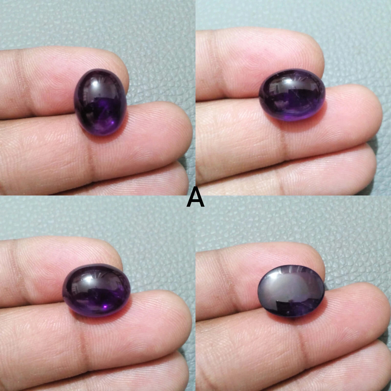 Pretty Top Purple Amethyst Oval Shape Cabochon Loose Gemstone For Making Jewelry