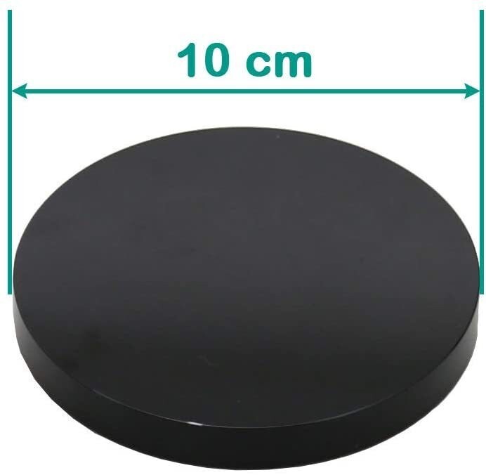 Natural Black Obsidian Mirror, Scrying Mirror, Healing Crystal, With wood Stand