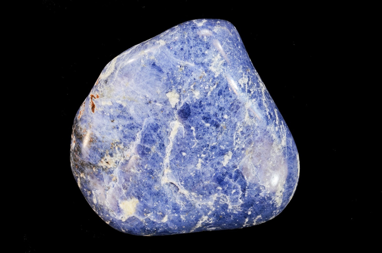 Tumbled Polished Blue Sodalite 2 1/4″ Rock Mineral Chakra Healing Crystal Reiki